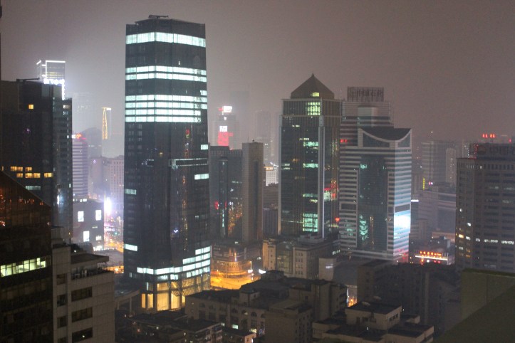 Chengdu vista de um dos quartos do novo Ritz-Carlton
