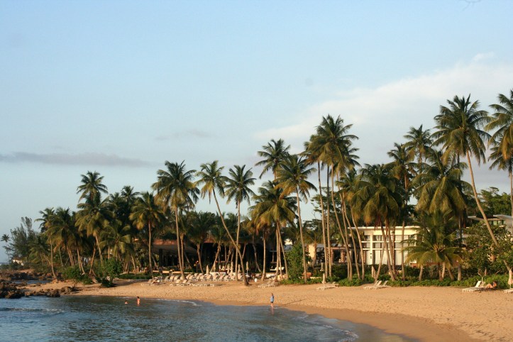 A praia de Dorado
