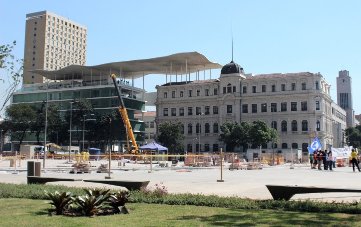 Os dois prédios que formam o MAR, no Centro da cidade