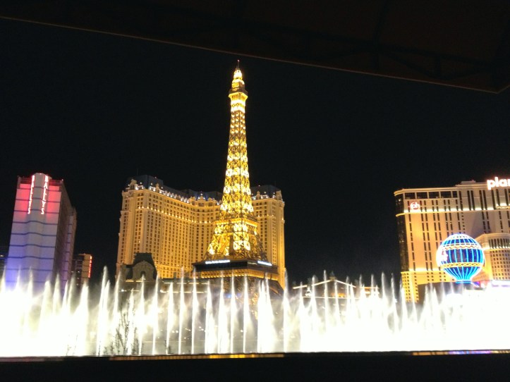 As fontes do Bellagio vistas do Picasso