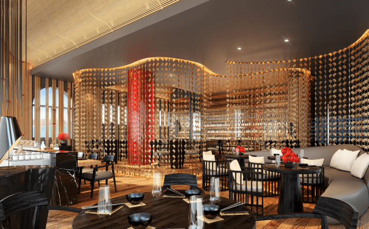 Restaurante japonês, um dos quatro do Touessrok / Foto de divulgação