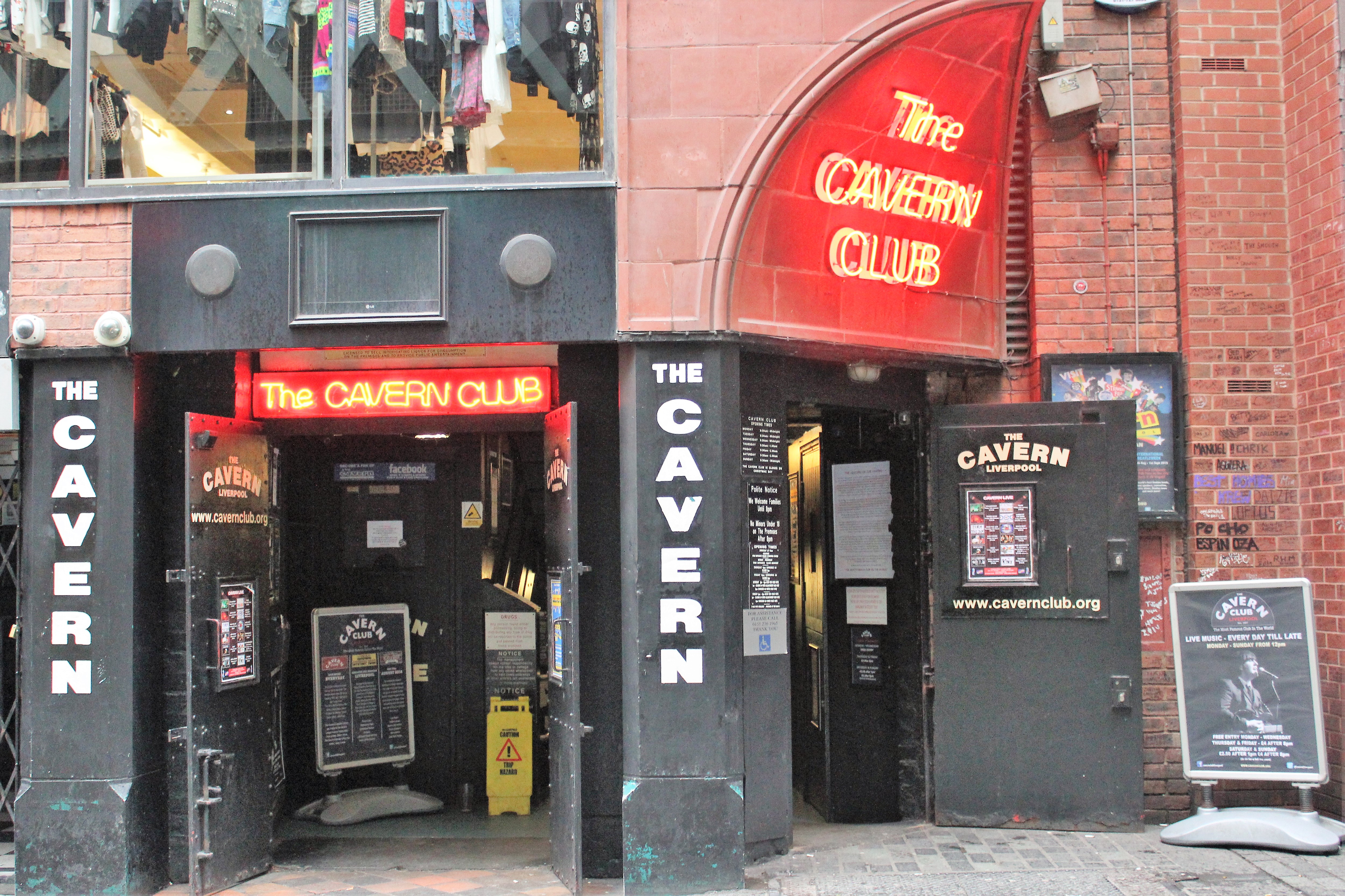 Entrada do Cavern Club em Liverpool